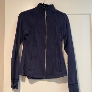 lululemon define jacket in navy, size 8